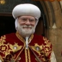 Abba Seraphim leaving church. Abba Seraphim leaving church.
