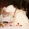 Abba Seraphim receiving the Divine Mysteries, 1994 Abba Seraphim receiving the Divine Mysteries, 1994
