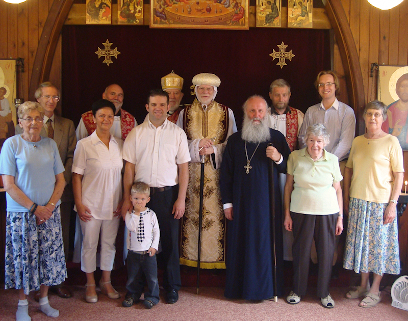 Archimandrite Deiniol visits Babingley