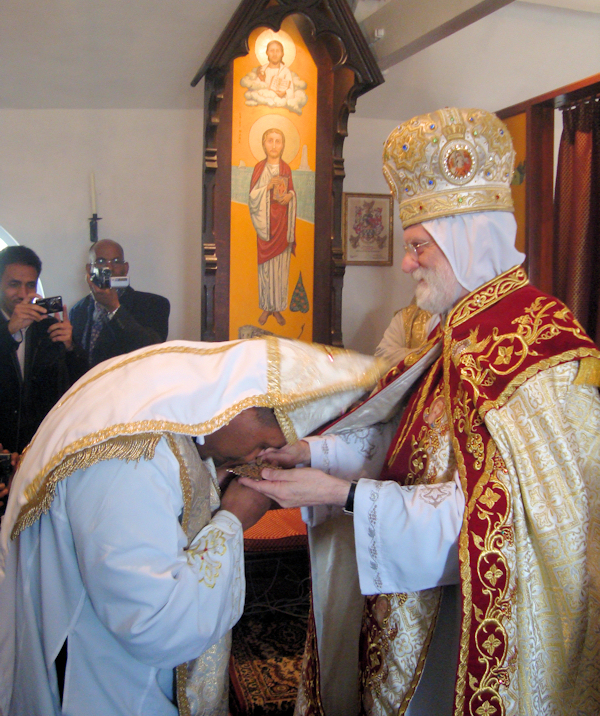 Abba Seraphim ordains priest for Eritrean Orthodox