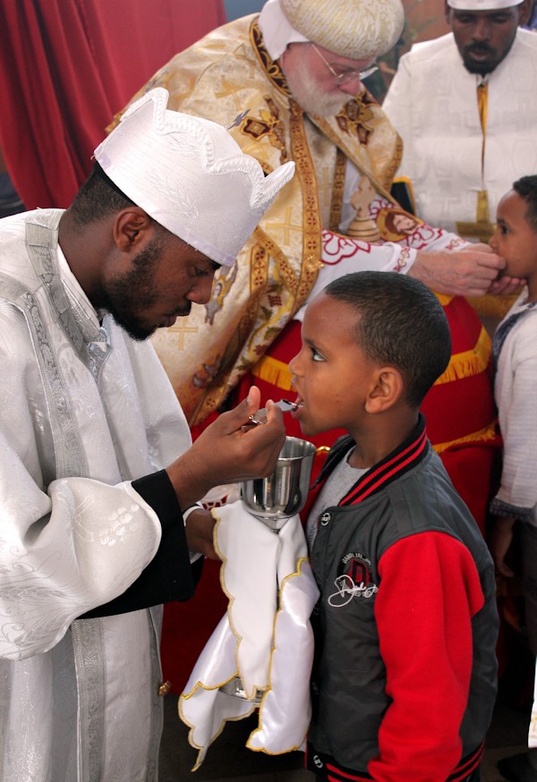 Abba Seraphim visits Eritrean Church in Birmingham