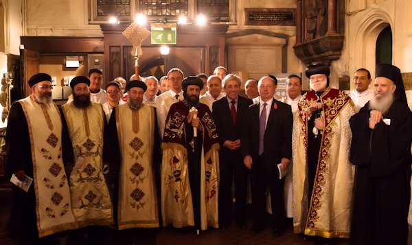 Coptic Service held in St. Margaret’s, Westminster