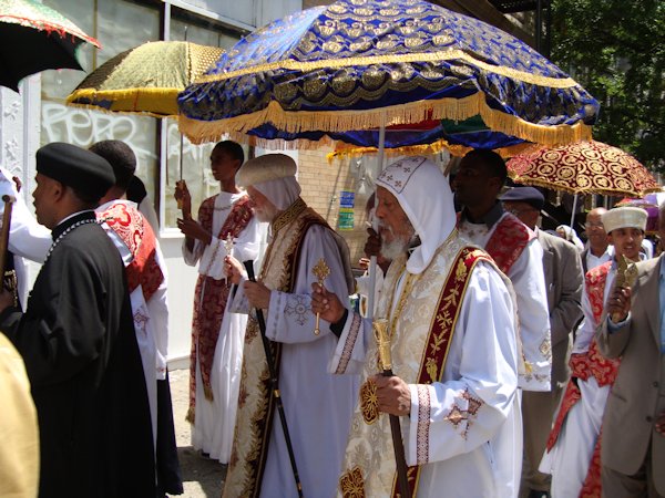 Eritrean clergy process in New York, USA