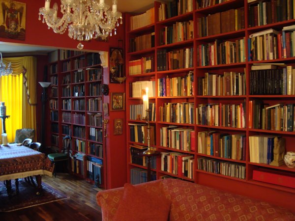 Part of the library of the British Orthodox Church