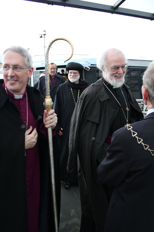 Abba Seraphim joins The Archbishop of Canterbury and Bishop of Southwark for the millennial celebrations of the martyrdom of British Archbishop, St. Alphege