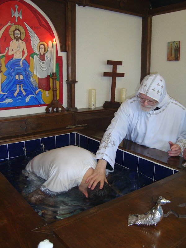Baptising a convert to Orthodoxy