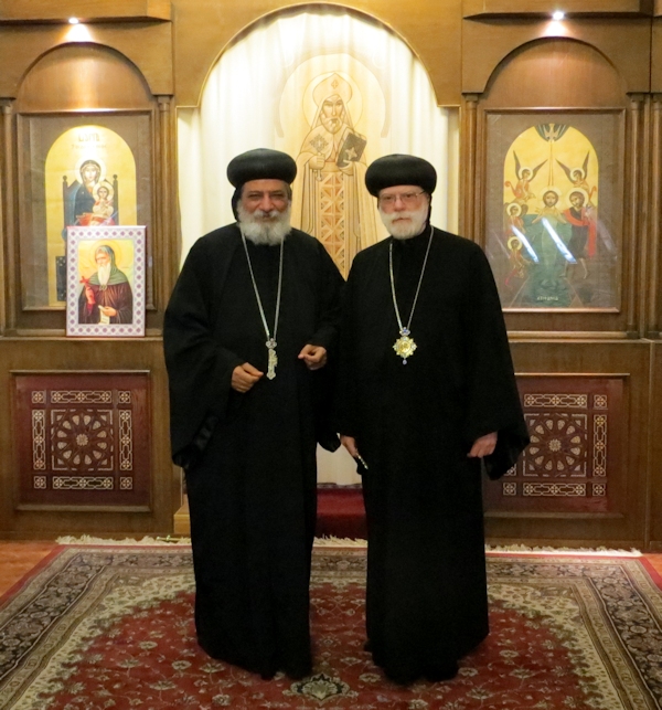 Abba Seraphim visits Coptic Diocese of Milan